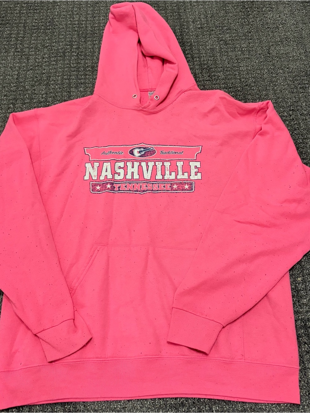 Nashville Tennessee Pink Hooded Sweatshirt